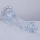 7.5in Curved PVC Female Masturbator Suction Cup Dildo For Women