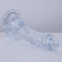 7.5in Curved PVC Female Masturbator Suction Cup Dildo For Women
