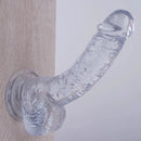 7.5in Curved PVC Female Masturbator Suction Cup Dildo For Women