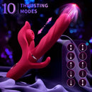 7.5in Multiple Modes Thrusting Flapping Vibrating Silicone Automatic Dildo