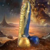 7.5in Realistic Silicone Soft Flexible Monster Odd Dildo For Women