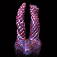 7.64in 7.99in 8.07in Fantasy Silicone Double Heads Dildo For Lesbians