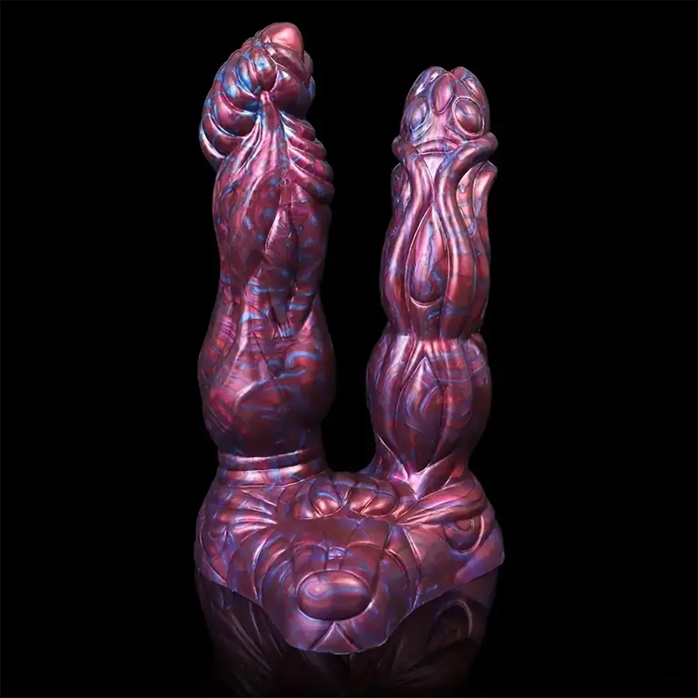 7.64in 7.99in 8.07in Fantasy Silicone Double Heads Dildo For Lesbians