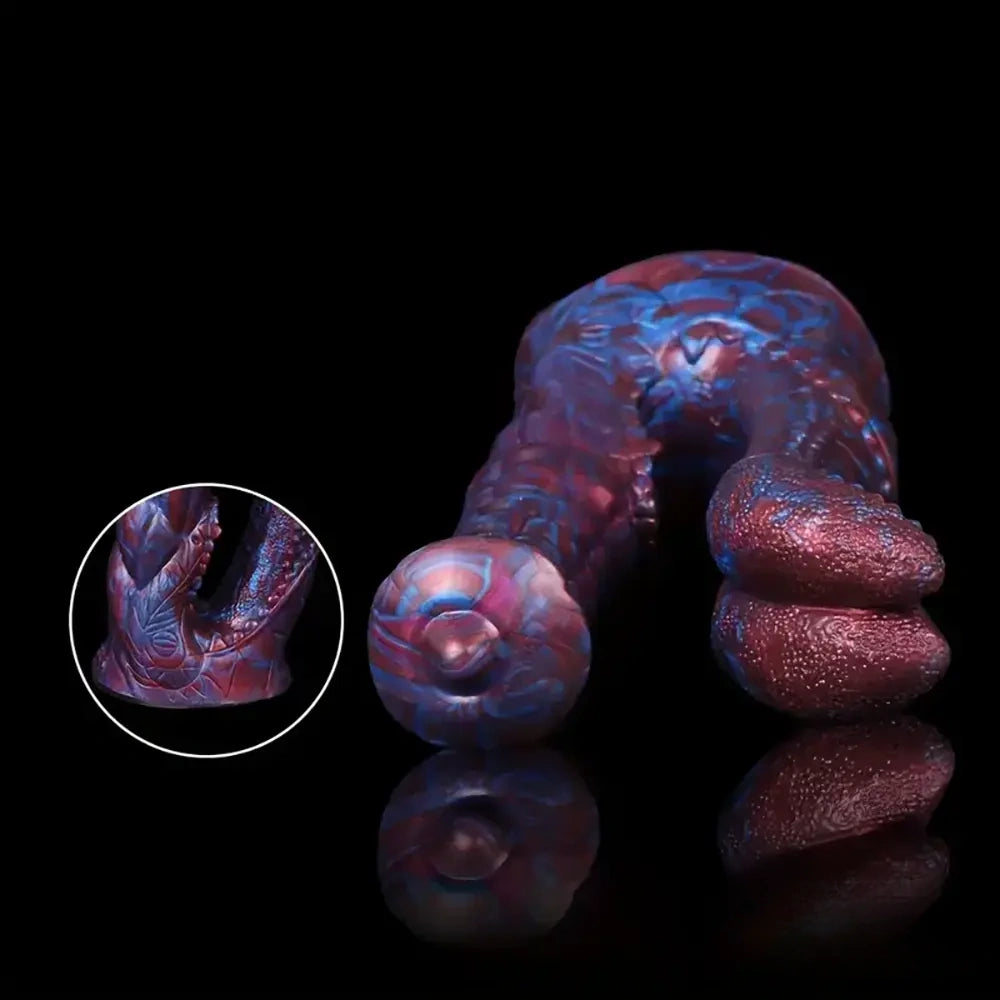7.64in 7.99in 8.07in Fantasy Silicone Double Heads Dildo For Lesbians