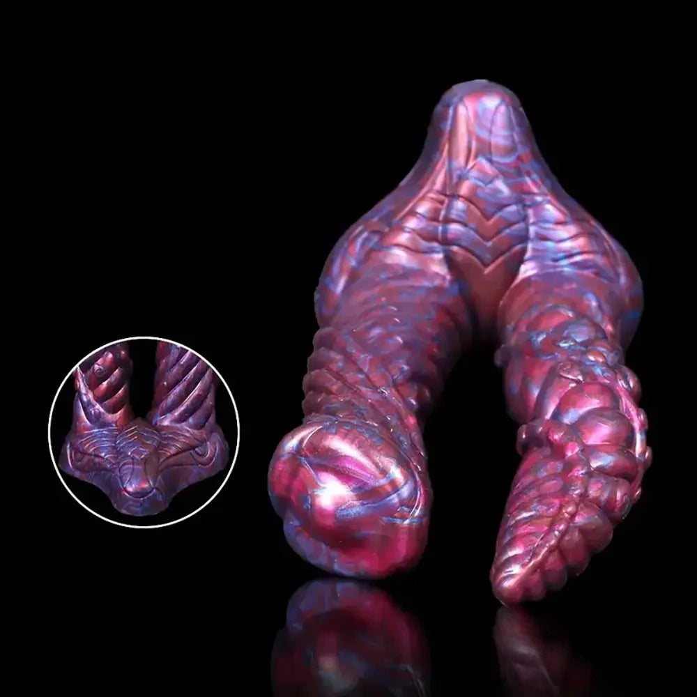 7.64in 7.99in 8.07in Fantasy Silicone Double Heads Dildo For Lesbians