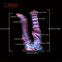 7.64in 7.99in 8.07in Fantasy Silicone Double Heads Dildo For Lesbians