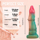 7.64in Dragon Makeup Ombre Soft Realistic Animal Dildo Sex Toy