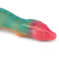7.64in Dragon Makeup Ombre Soft Realistic Animal Dildo Sex Toy
