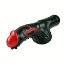 7.64in Odd Spiked Sword Dildo With Handle Silicone Female Cock Sex Toy