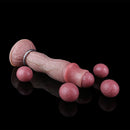7.65in Ovipositor Platinum Silicone Dildo Real Skin Feeling Cock Love Toy