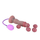 7.65in Ovipositor Platinum Silicone Dildo Real Skin Feeling Cock Love Toy