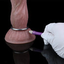 7.65in Ovipositor Platinum Silicone Dildo Real Skin Feeling Cock Love Toy