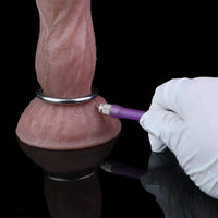 7.65in Ovipositor Platinum Silicone Dildo Real Skin Feeling Cock Love Toy