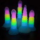 7.67in 7.87in 7.99in Transparent Luminous Dildo Realistic Anal Dildo