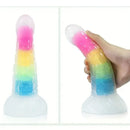 7.67in 7.87in 7.99in Transparent Luminous Dildo Realistic Anal Dildo