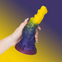 7.67in 8.85in Monster Creature Silicone Soft Dildo For G Spot Masturbation