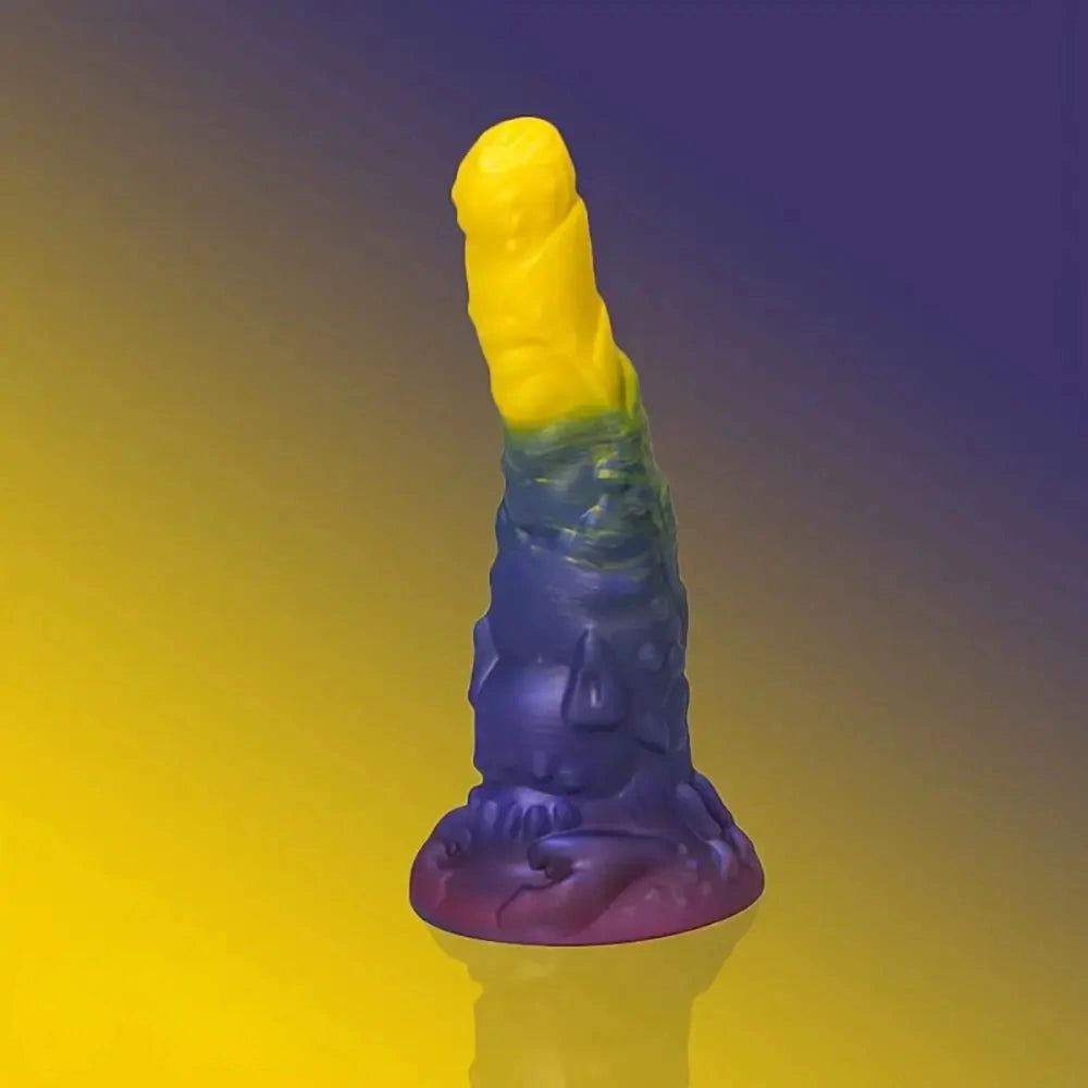 7.67in 8.85in Monster Creature Silicone Soft Dildo For G Spot Masturbation