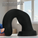 7.67in 9.25in 11.22in Black Silicone Anal Plug Dildo For Couples Men