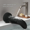7.67in 9.25in 11.22in Black Silicone Anal Plug Dildo For Couples Men