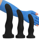 7.67in 9.25in 11.22in Black Silicone Anal Plug Dildo For Couples Men