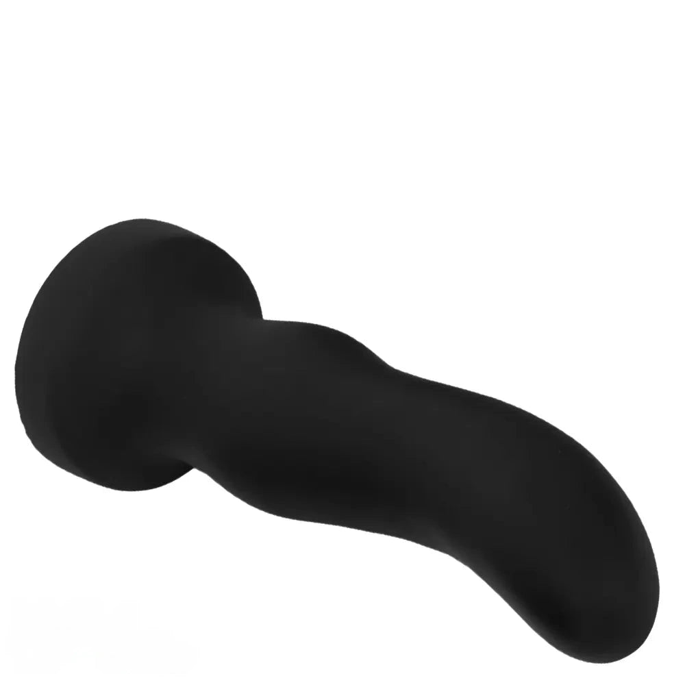 7.67in 9.25in 11.22in Black Silicone Anal Plug Dildo For Couples Men