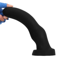 7.67in 9.25in 11.22in Black Silicone Anal Plug Dildo For Couples Men