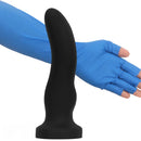 7.67in 9.25in 11.22in Black Silicone Anal Plug Dildo For Couples Men