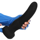 7.67in 9.25in 11.22in Black Silicone Anal Plug Dildo For Couples Men