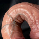 7.67in 9.25in 11.22in Realistic Strap on Dual Density Silicone Dildo For Love