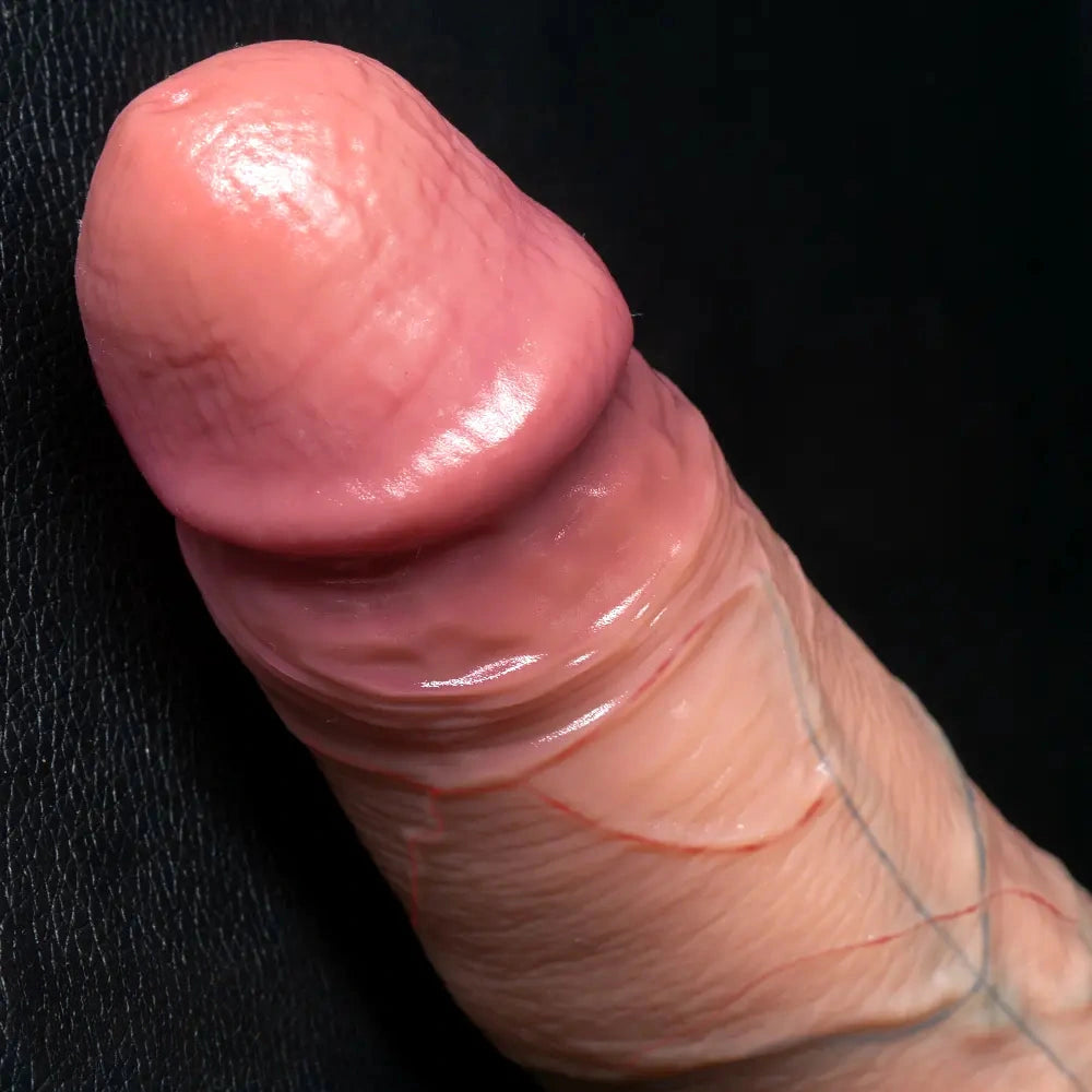 7.67in 9.25in 11.22in Realistic Strap on Dual Density Silicone Dildo For Love