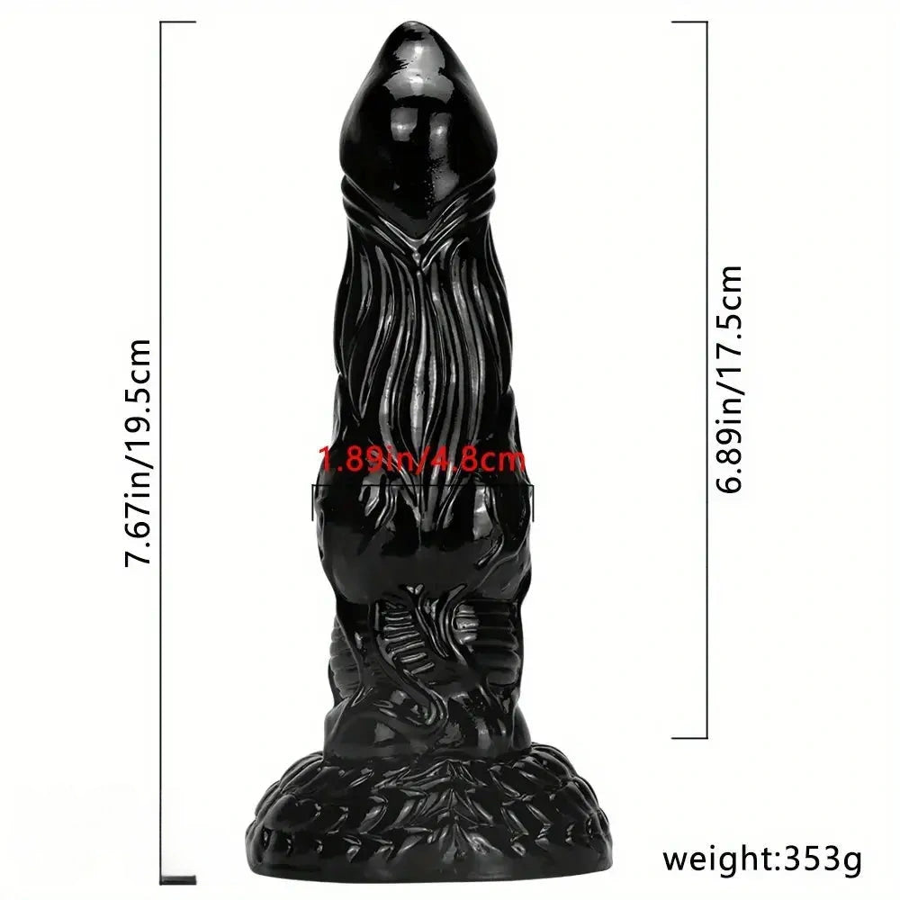 7.67in Anus Masturbation Expander Sexy Adult Odd Dragon Dildo For Women