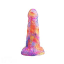 7.67in Big Girth Luminous Anal Pink Camo Silicone Women Dildo