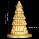 7.67in Christmas Tree Silicone Soft Extra Butt Plug Dildo With Suction Cup