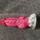 7.67in Fantasy Monster Silicone Soft Dildo For Prostate With Big Knot