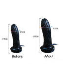 7.67in Inflatable Dildo Realistic Shape Suction Dildo Sex Toy