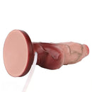 7.67in Liquid Silicone Dog Knot Squirting Dildo Real Water Spray Cock
