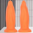 7.67in Liquid Silicone Thick Soft Dolphin Animal Dildo For Cock Clit Orgasm