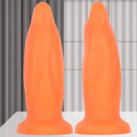 7.67in Liquid Silicone Thick Soft Dolphin Animal Dildo For Cock Clit Orgasm