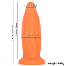 7.67in Liquid Silicone Thick Soft Dolphin Animal Dildo For Cock Clit Orgasm