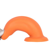 7.67in Liquid Silicone Thick Soft Dolphin Animal Dildo For Cock Clit Orgasm