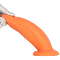 7.67in Liquid Silicone Thick Soft Dolphin Animal Dildo For Cock Clit Orgasm