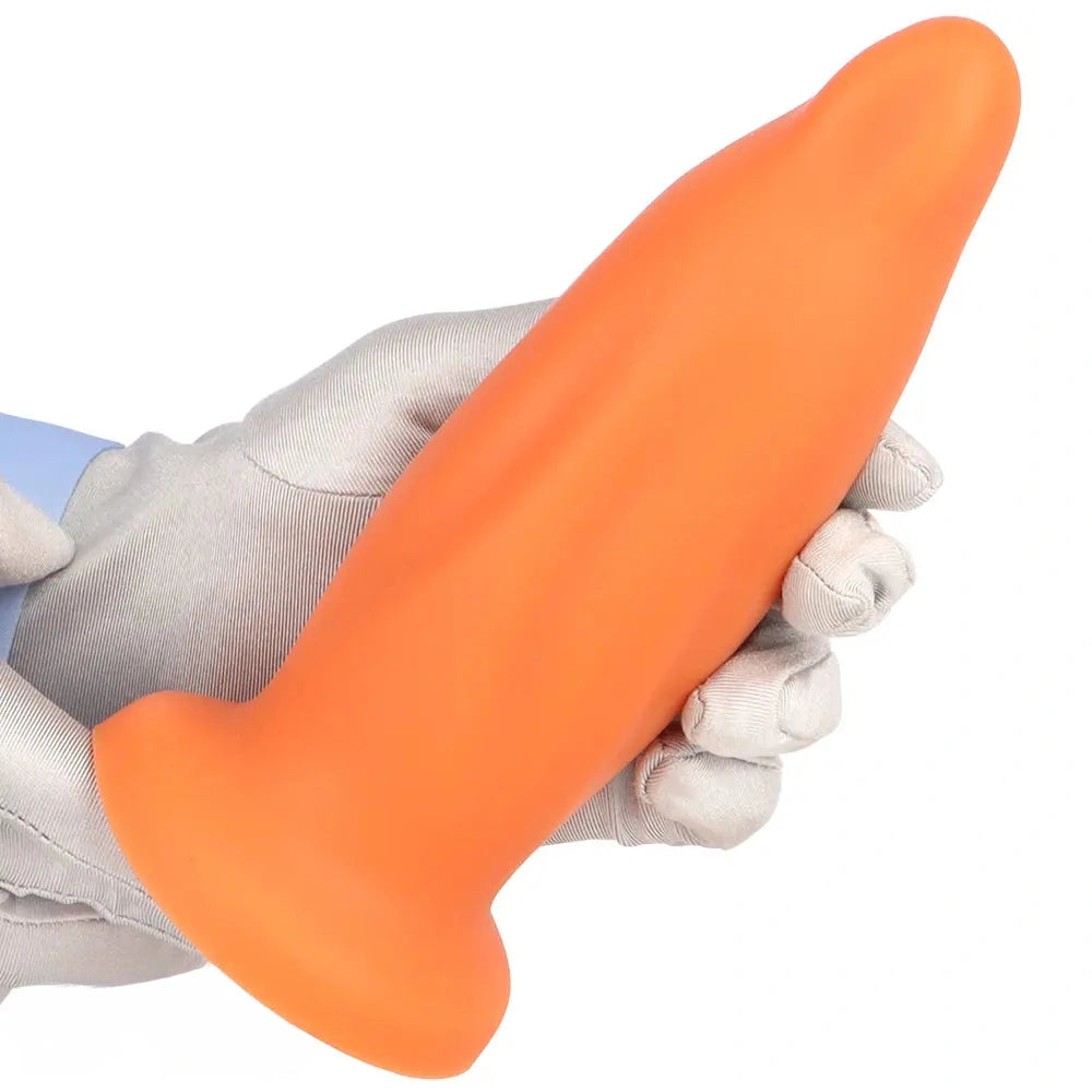 7.67in Liquid Silicone Thick Soft Dolphin Animal Dildo For Cock Clit Orgasm