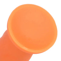 7.67in Liquid Silicone Thick Soft Dolphin Animal Dildo For Cock Clit Orgasm