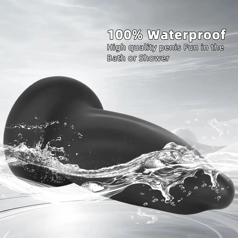 7.67in Liquid Silicone Thick Soft Dolphin Animal Dildo For Cock Clit Orgasm