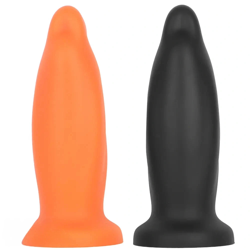 7.67in Liquid Silicone Thick Soft Dolphin Animal Dildo For Cock Clit Orgasm