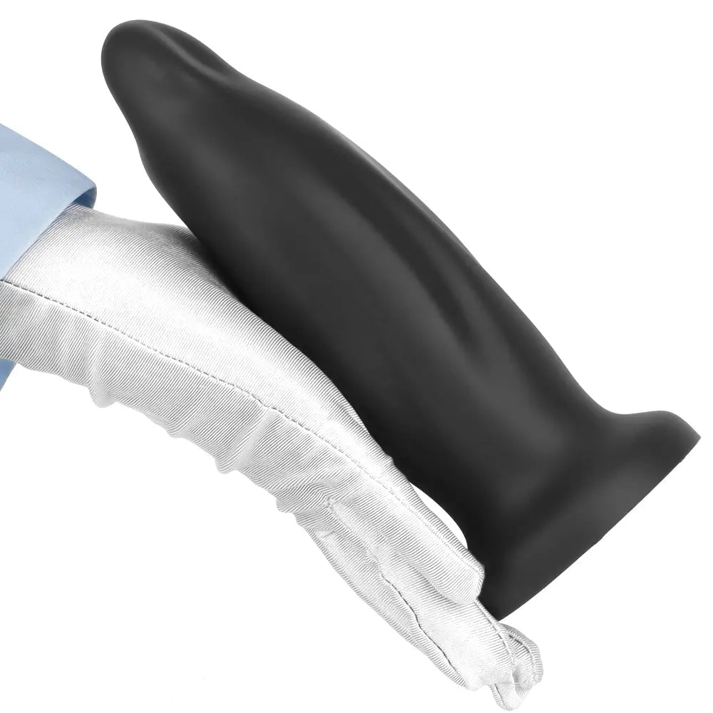 7.67in Liquid Silicone Thick Soft Dolphin Animal Dildo For Cock Clit Orgasm