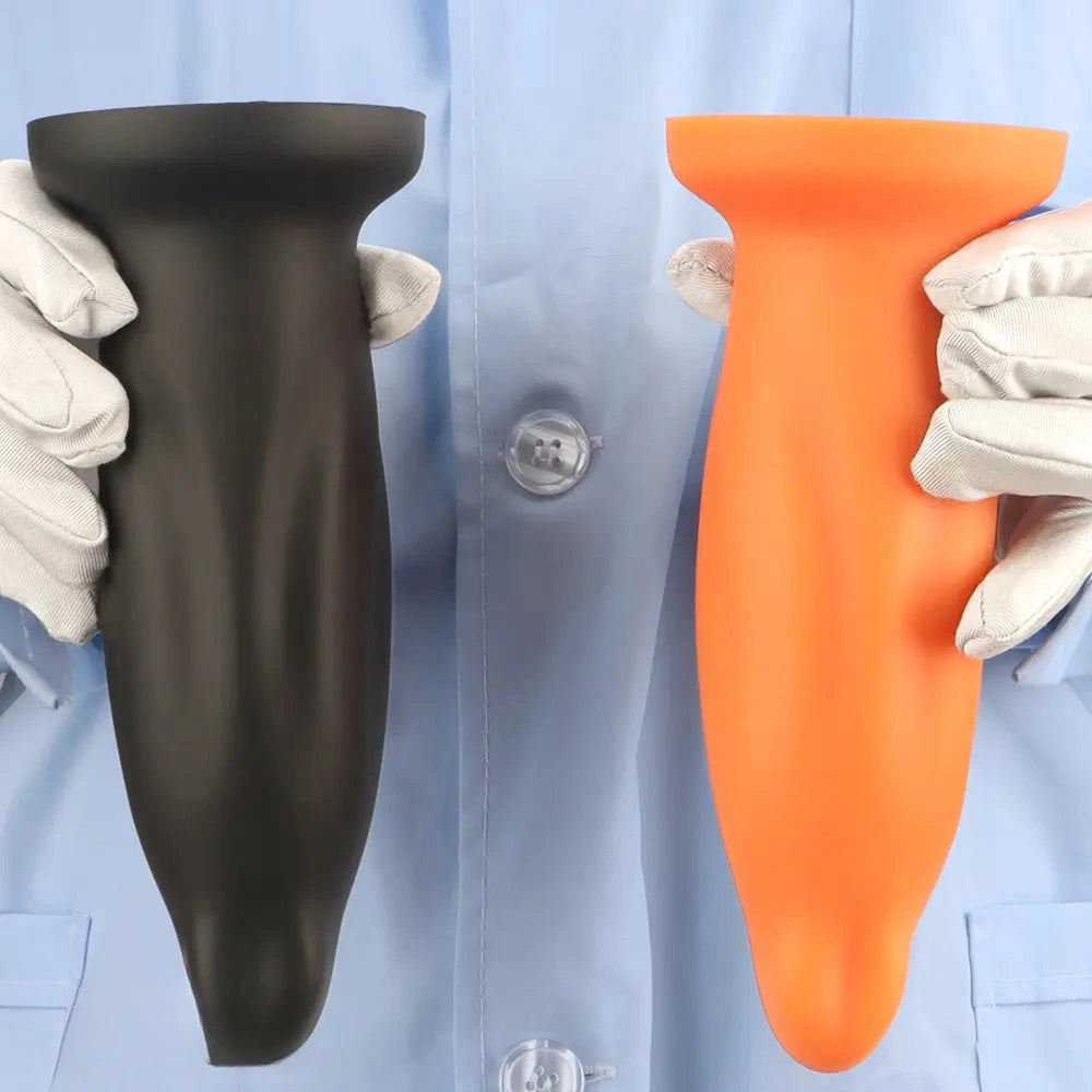 7.67in Liquid Silicone Thick Soft Dolphin Animal Dildo For Cock Clit Orgasm