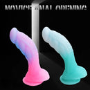 7.67in Luminous Silicone Soft Dragon Dildo For Women Men Masturbation