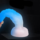 7.67in Luminous Soft Silicone Monster Dildo Sex Toy For Women Sex