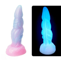 7.67in Luminous Soft Silicone Monster Dildo Sex Toy For Women Sex